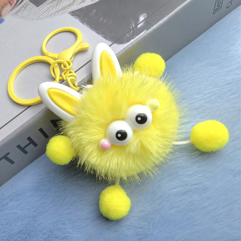 Wholesale 10pcs Ear Elf Plush Cartoon Cute Keychain